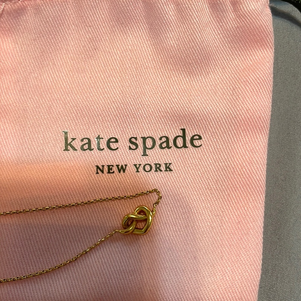 Kate spade love me knot necklace